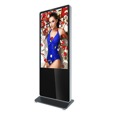 China Floor standing modern and simple  43 49 55 inches design digital signage full hd monitor for advertising supplier