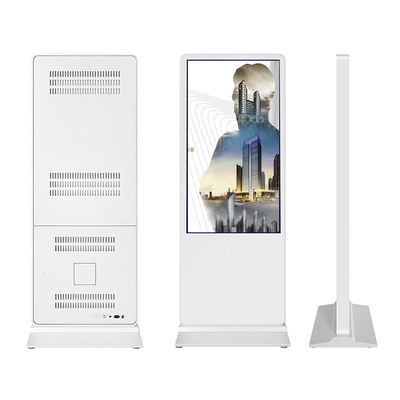 China 2020 55inch smart waterproof standing advertising system videoo player totem supplier