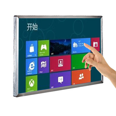 China advertising display all in one pc indoor 55 inch multi touch screen LCD kisok supplier
