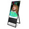 55 inch ceiling double face video advertising screen support display different content for retail display supplier