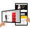 23.6&quot;lcd screen display monitor touch screen for advertisement Android kiosk supplier